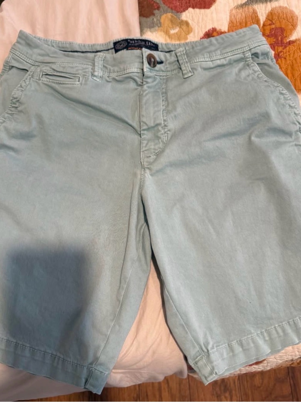 American eagle Light aqua Blue Men’s Chino Shorts. Size 32.